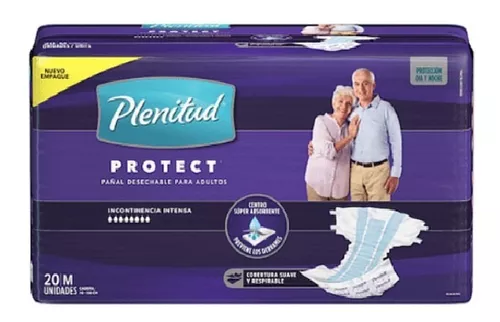 PAÑAL PLENITUD ADULTO PROTECT TALLA M X 20 UNIDADES.......venta x 1unidad