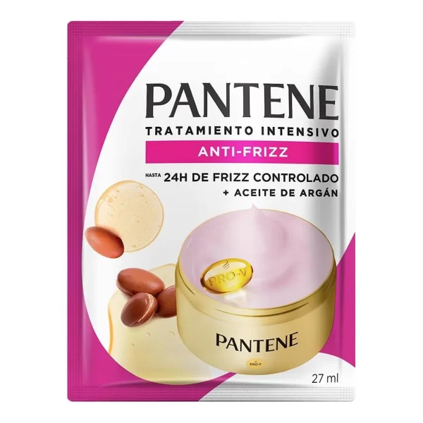 PANTENE TRATAMIENTO INTENSIVO ANTI-FRIZZ EN SACHET CONT.NETO 27 ML..........VENTA X UNA UNIDAD