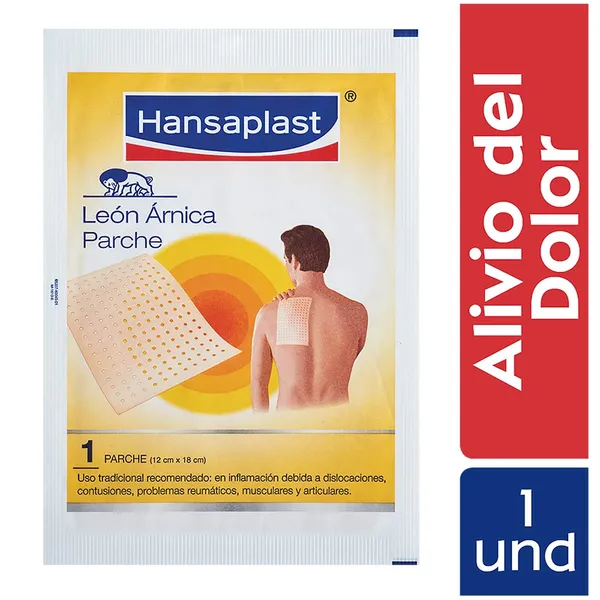 PARCHE LEON DE ARNICA HANSAPLAST...venta x 1unidad