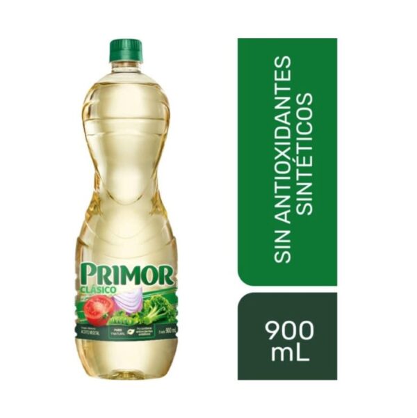 aceite vegetal PRIMOR clasico 900ML ... venta x 1 botella