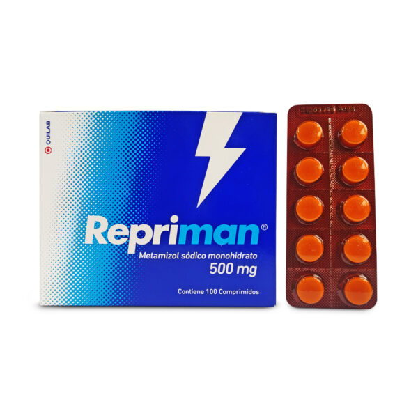 REPRIMAN DE 500 MG X 100TAB........................venta x 1unidad