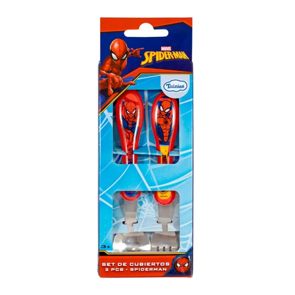 SET DE CUBIERTOS SPIDERMAN...venta x 1unidad