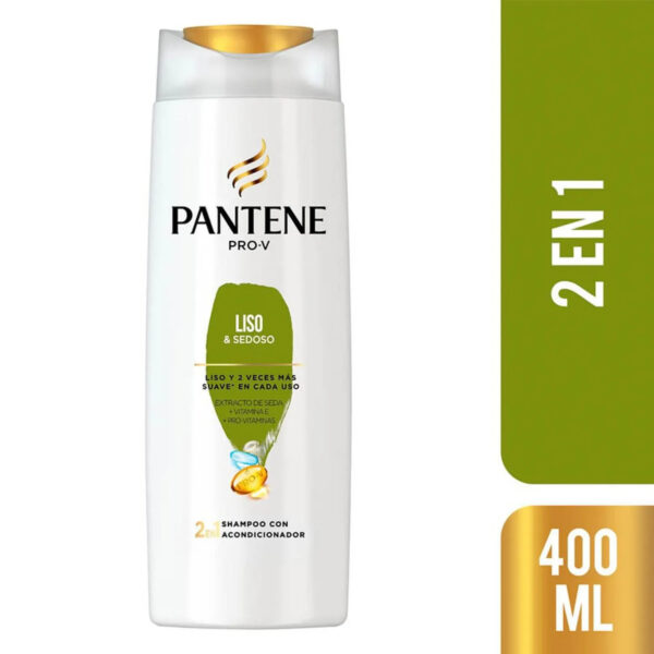 SHAMPOO PANTENE LISO & SEDOSO CONT.NETO 400 ML...venta x 1unidad