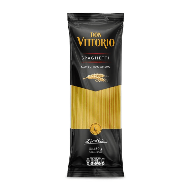 Spaghetti  Don Vittorio pasta de trigos  450g ( fideos )... ventax 1 unidad: imagen 1