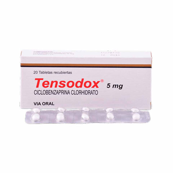 TENSODOX 5MG X 20 TAB....venta x 1unidad