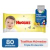 TOALLITA HÚMEDAS HUGGIES TRIPLE PROTECCIÓN  X 80 UND....venta x 1unidad