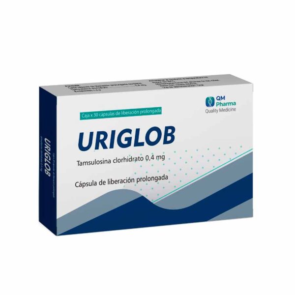 URIGLOB (TAMSULOSINA CLORHIDRATO 0.4 MG)...venta x 1unidad