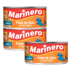 filete de atun enlatado Marinero  140g ....ventax1 lata