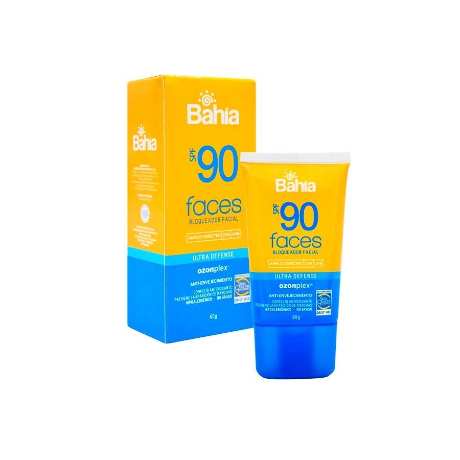 Bloqueador bahia en frasco factor 90 en frasco cont.neto 60gr.......venta x una unidad: imagen 1