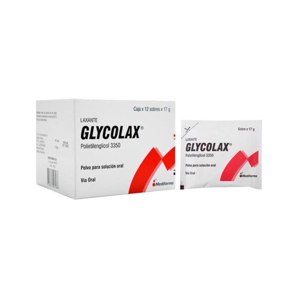 Glycolax (polietilenglicol 3350 ) ....venta x una unidad