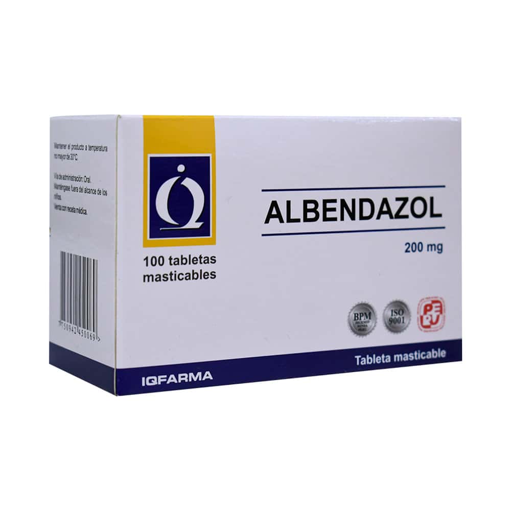 Albendazol 200 mg tableta masticable.............venta x una unidad: imagen 1