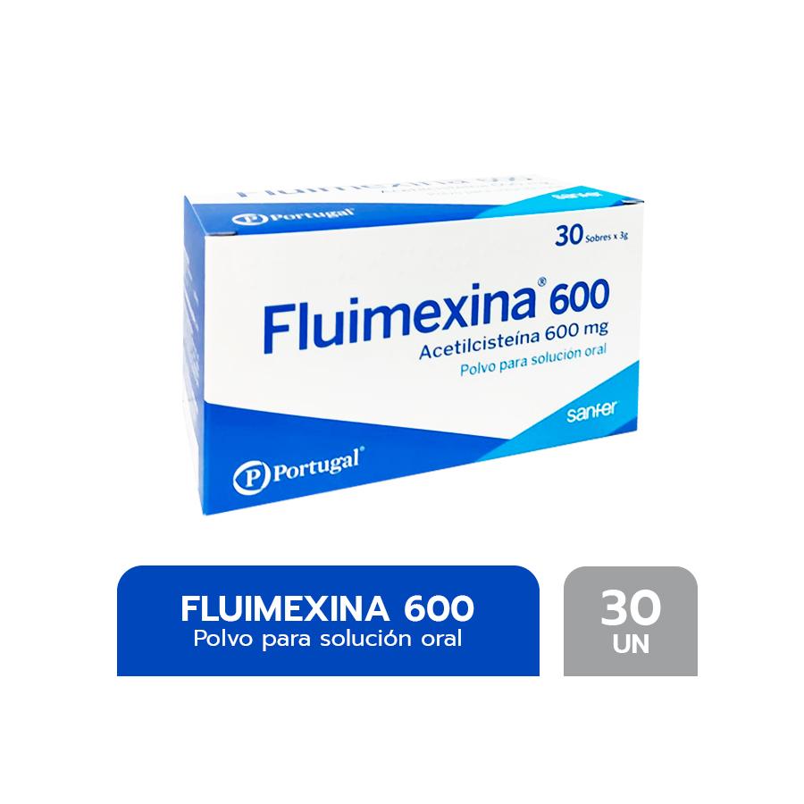 Fluimexina 600 mg (acetilcisteína 600 mg).....venta x una unidad: imagen 1