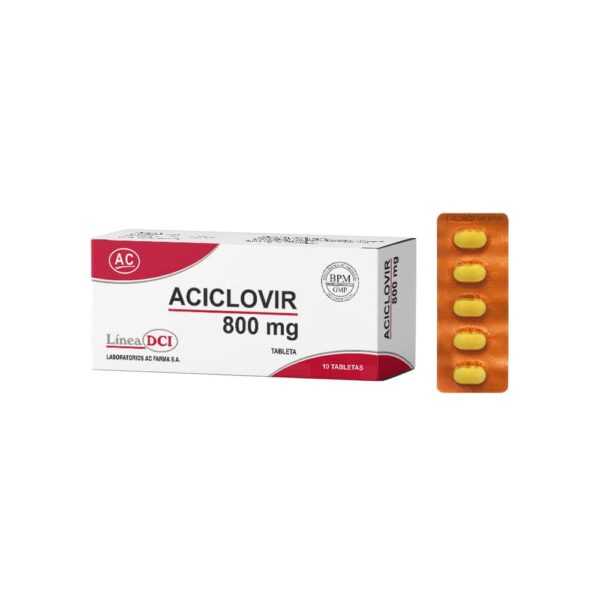 Aciclovir 800 mg....................venta x una unidad
