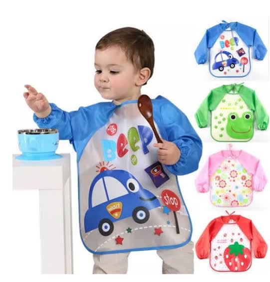 Babero manga corona .....venta x una unidad