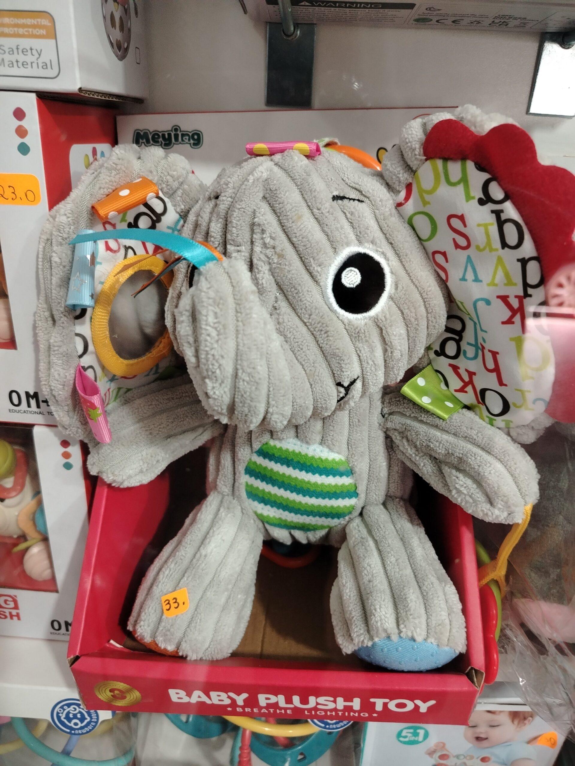 Elefante plomo peluche......................venta x una unidad: imagen 1