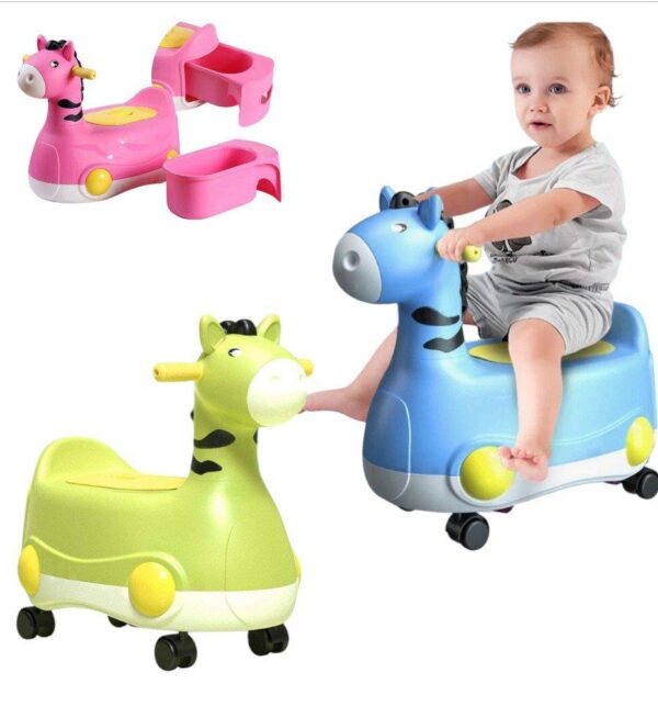 Bacin con ruedas  (verde agua).....venta x una unidad