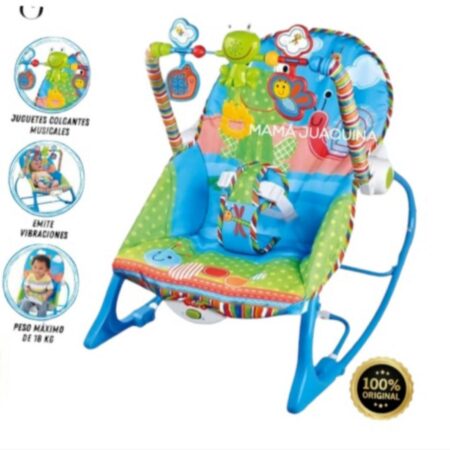 Mecedora rocker (color celeste ).....venta x una unidad: imagen 1