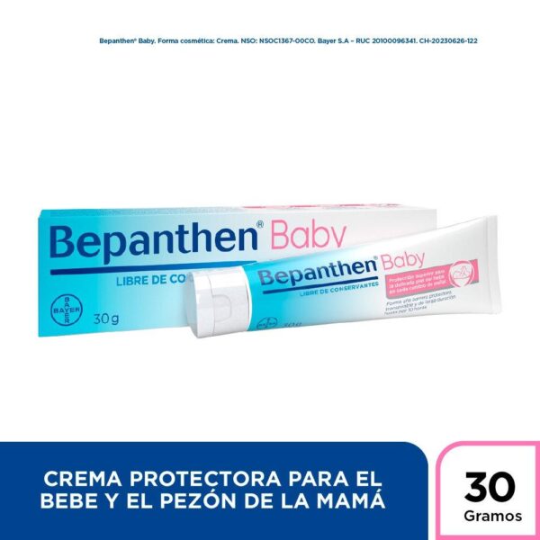 Crema bepanthen baby cont.neto 30 gr......venta x una unidad