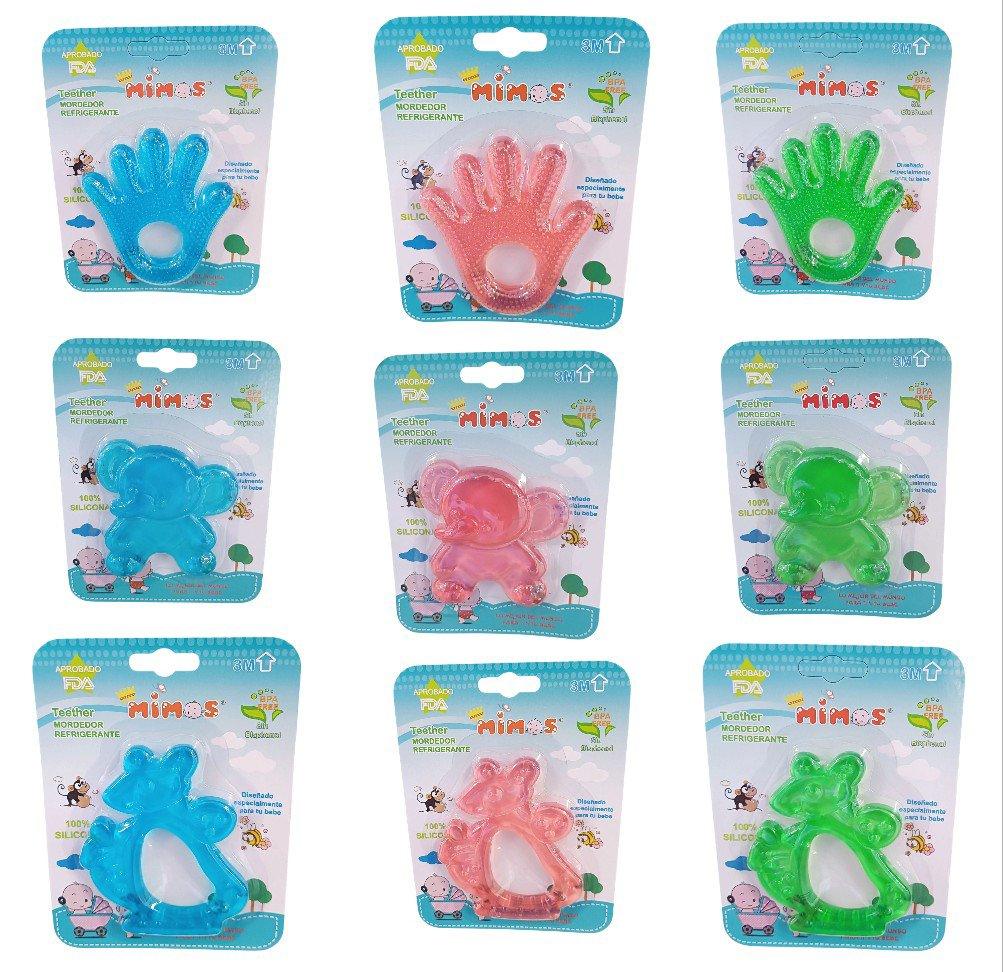 Mordedor de agua mimos (elefante,mano,canguro,caballo) .........venta x una unidad: imagen 1