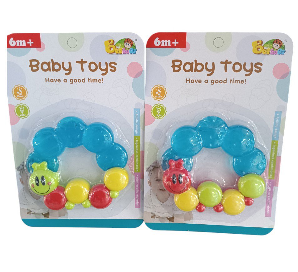 Mordedor de agua baby toys gusanito  .....venta x una unidad: imagen 1