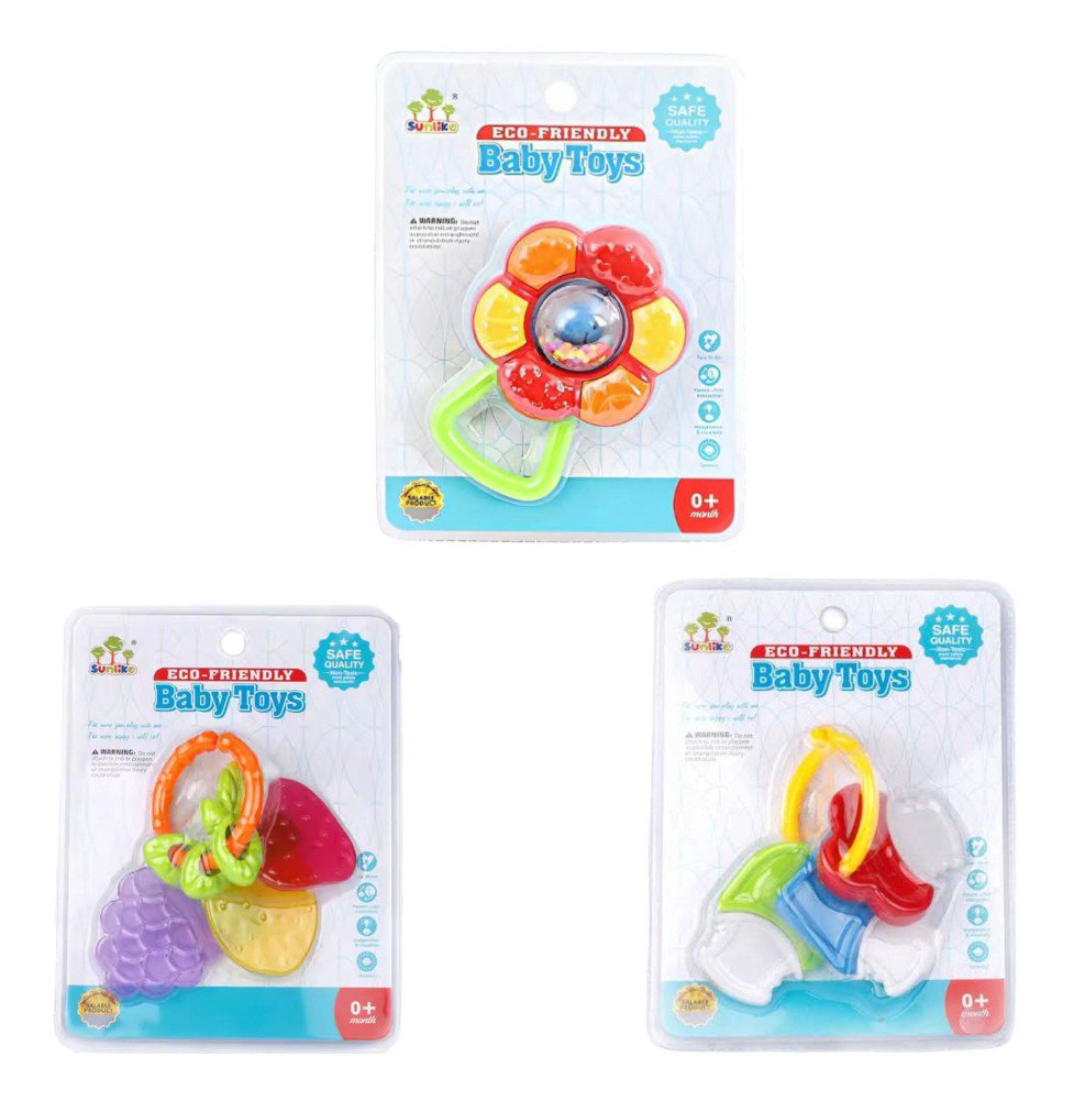 Mordedor sonaja eco-friendly baby toys.......venta x una unidad: imagen 1