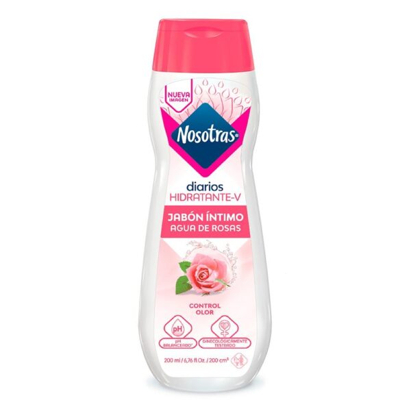 jabon intimo nosotras agua de rosas..............venta x una unidad