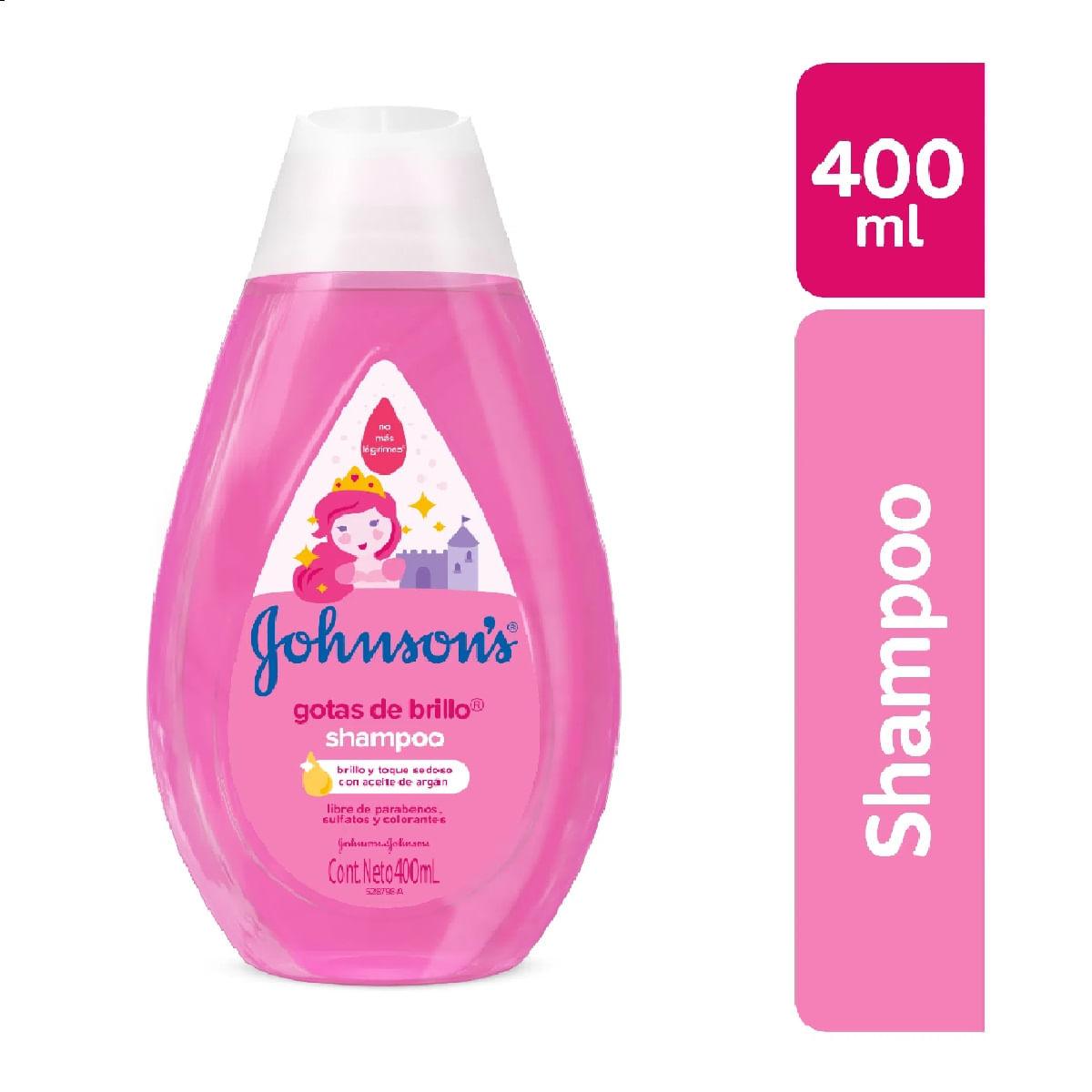 Shampoo johnson´s gotas de brillo cont.neto 400 ml..............venta x una unidad: imagen 1