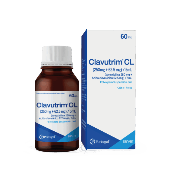 Clavutrim jarabe (amoxicilina 250 mg/5ml)......venta x una unidad
