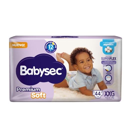 Pañal baby sec premiun xxg 123 paquete x 44 unidades...........venta x una unidad