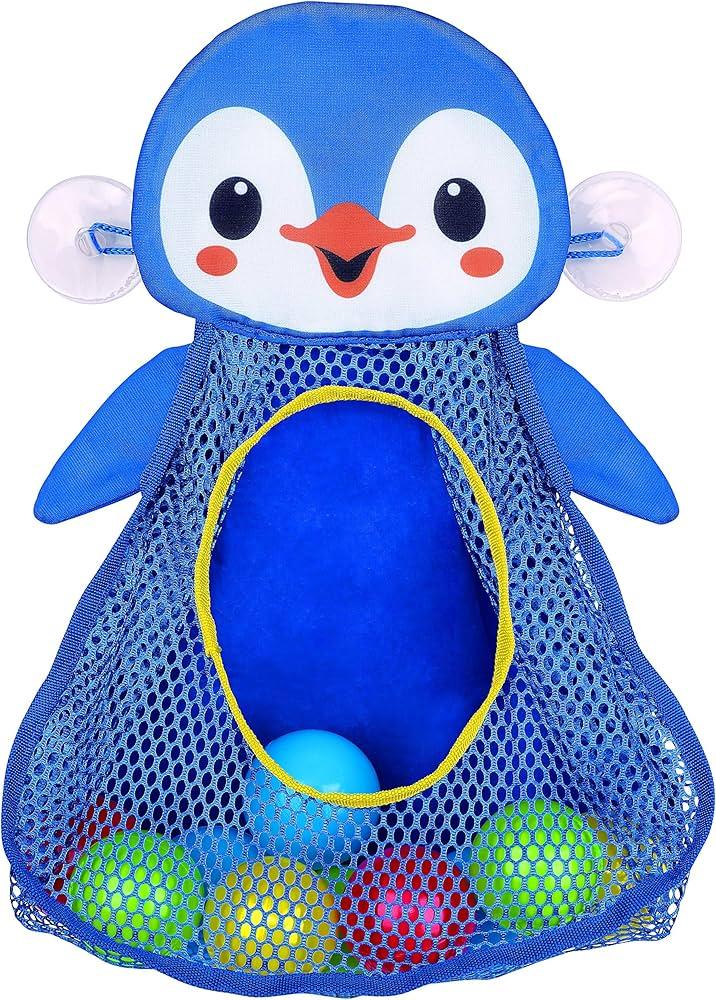 Malla para bañera pinguino (rosado y celeste)....venta x una unidad