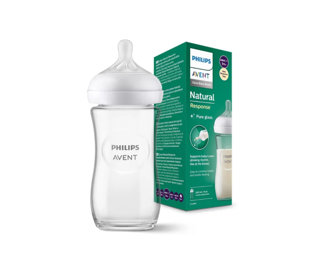 Biberon Anticolico de vidrio AVENT 8 onz .... venta x 1unidad