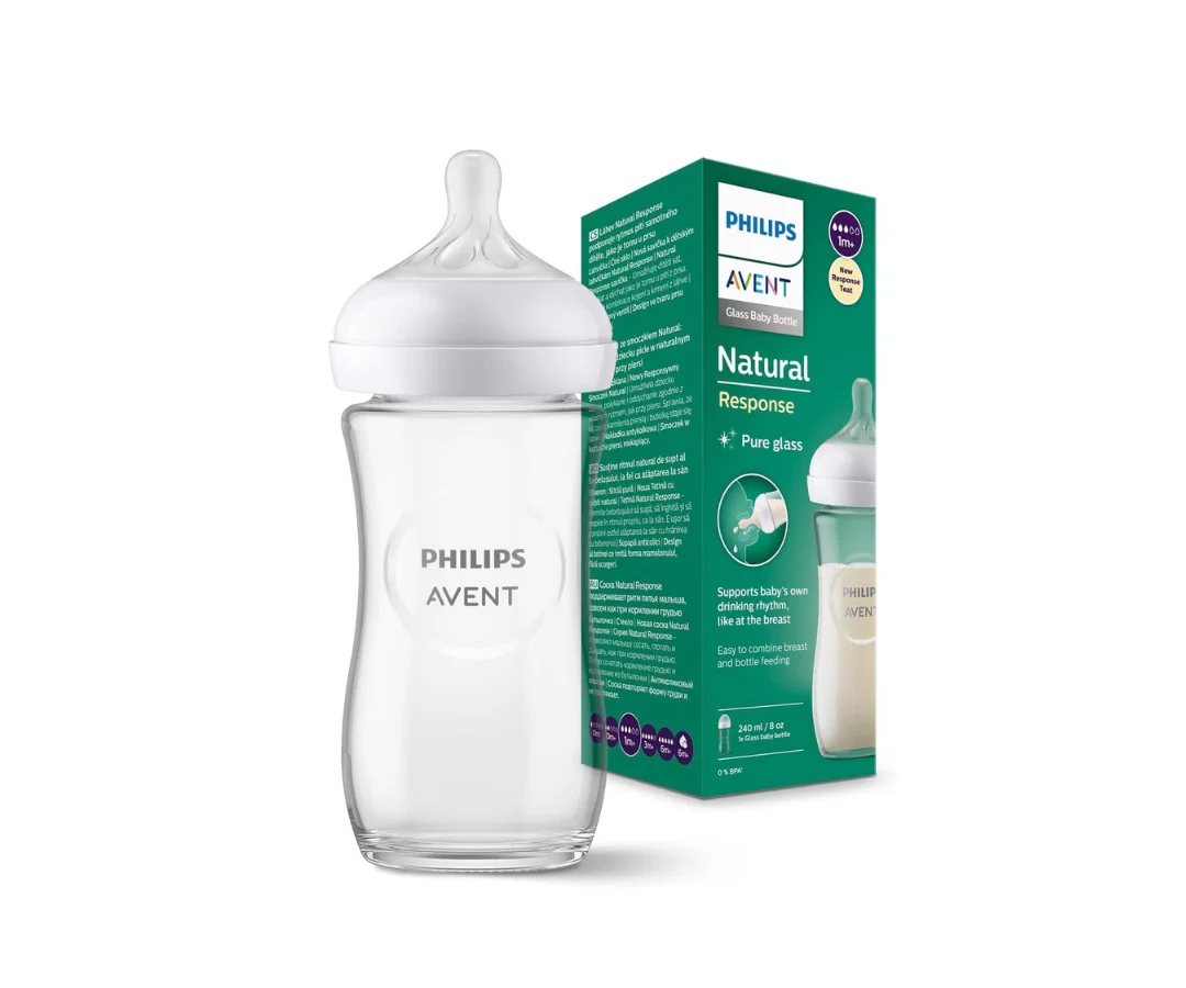 Biberon Anticolico de vidrio AVENT 8 onz .... venta x 1unidad: imagen 1