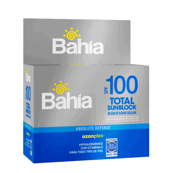 Bloqueador solar bahia en sachet factor 100................venta x una unidad