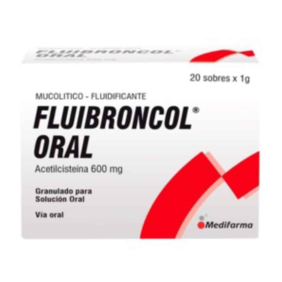 Fluibroncol (acetilcisteina 600 mg)  sobres.....venta x una unidad: imagen 1