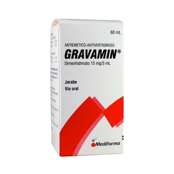 GRAVAMIN (dimenhidrinato 15 mg/5 ml)..venta x una unidad