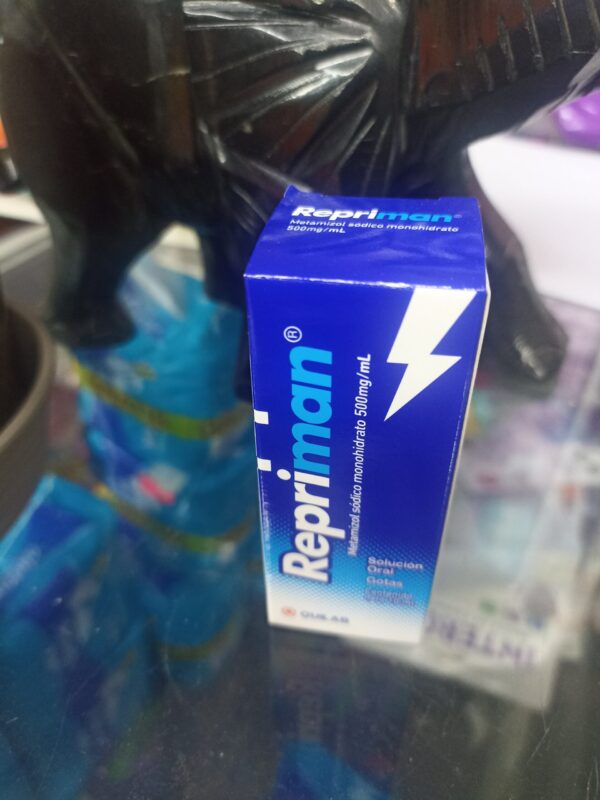 Repriman Gotas (metamizol Sodico 500 Mg/1ml).................venta X 1unidad