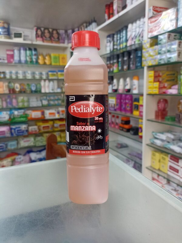 Pedialyte sabor a manzana cont.neto 500 ml.................venta x una unidad