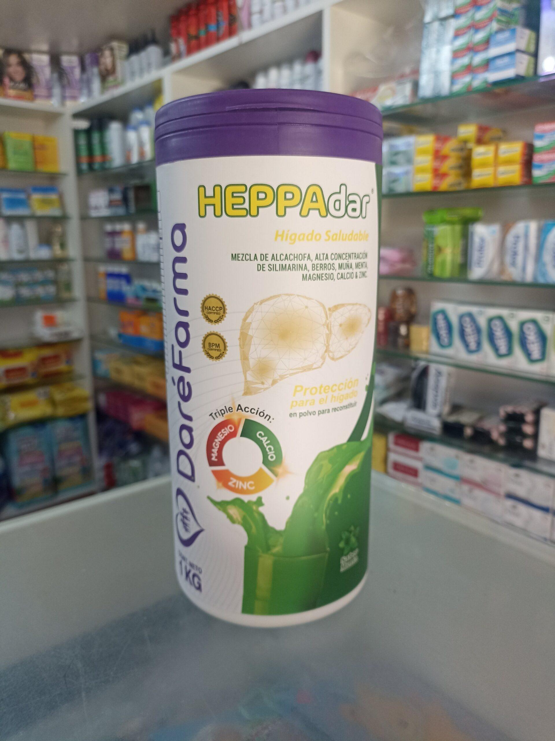 Heppadar pote de 1 kg (mezcla de alcachofa,silimarina,berros,muña,menta,magnesio,calcio & zinc)...venta x una unidad: imagen 1