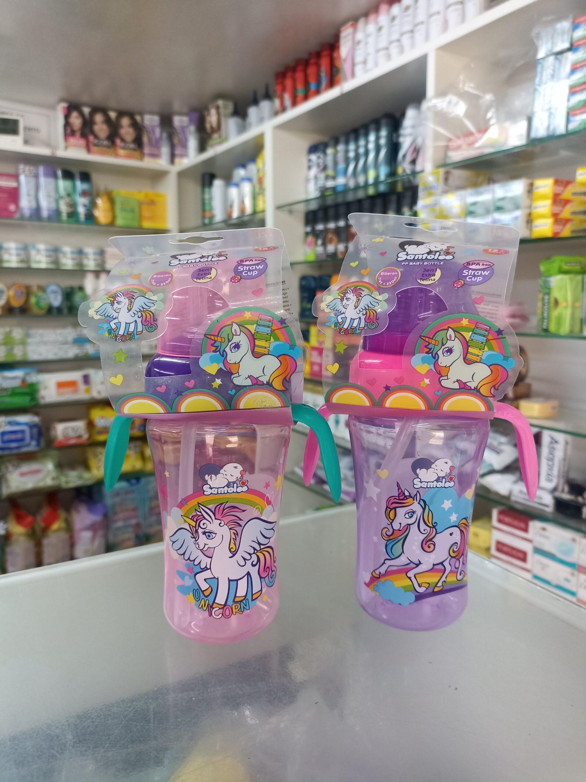 Vaso toma todo santolee 3 en 1 extra tetina 11 onzas...venta x ua unidad: imagen 1