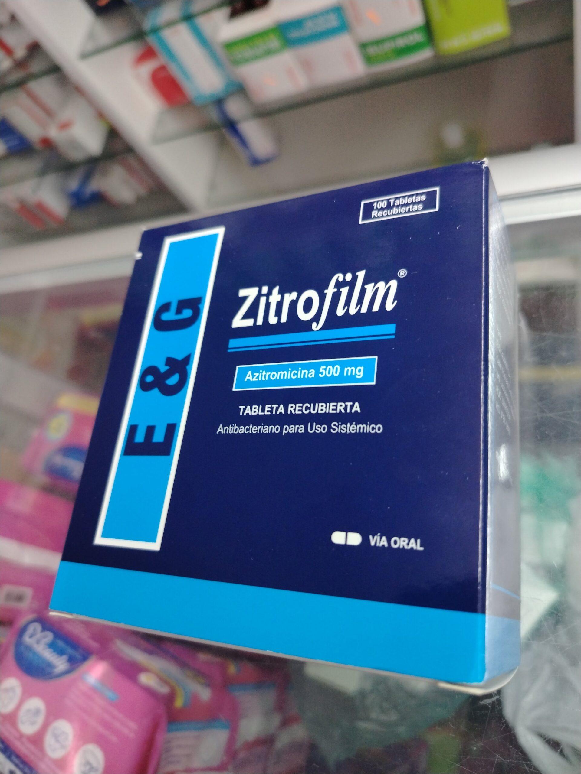 Zitrofilm (azitromicina 500 mg) tableta recubierta.....venta  x 1 unidad: imagen 1