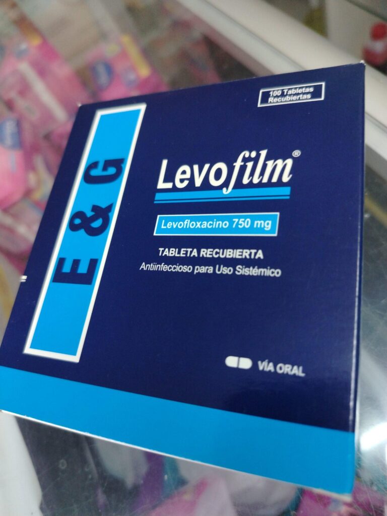 Levofilm (levofloxacino 750 mg)......venta x una unidad