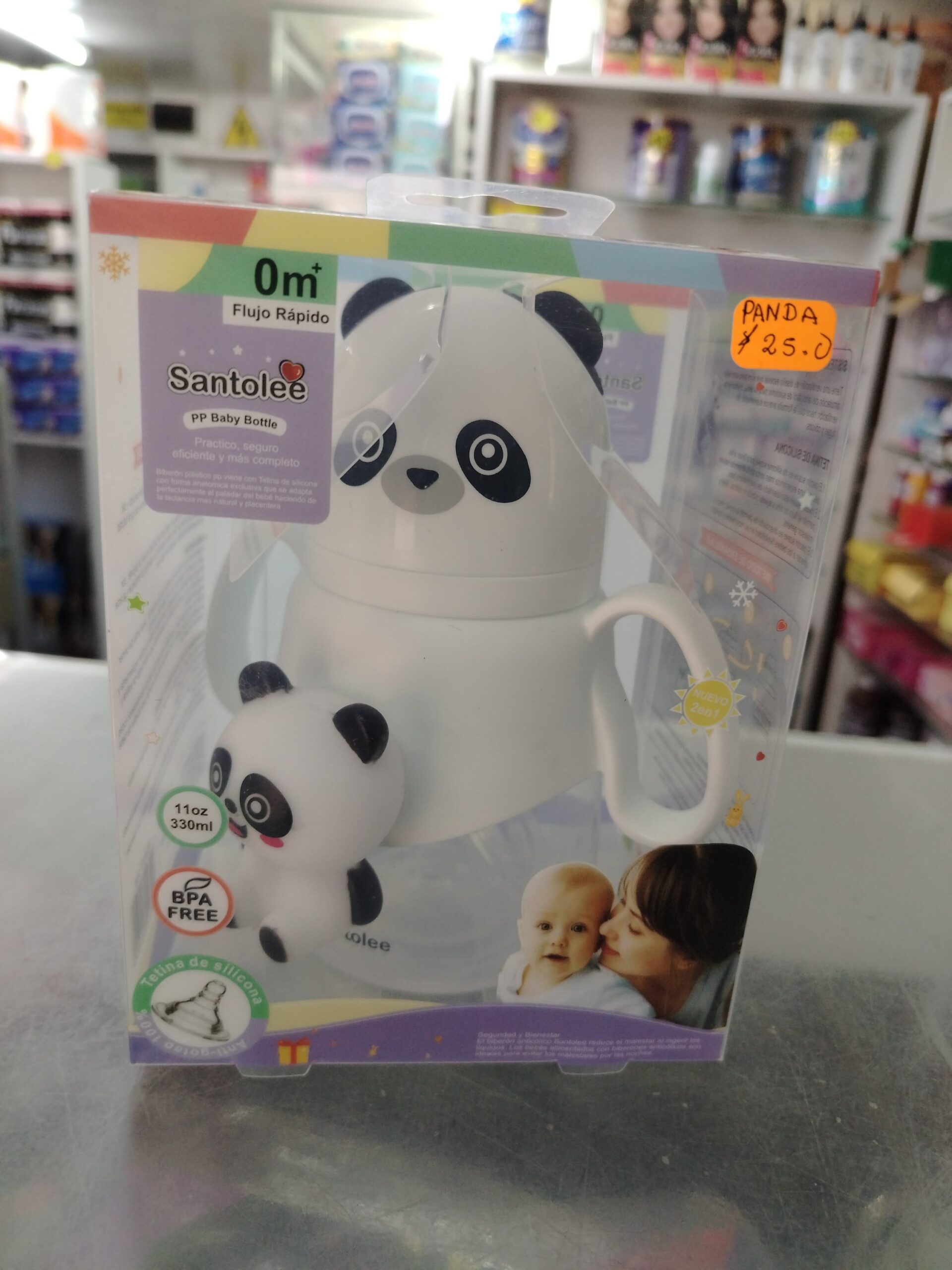Biberon santolee Panda 11 onzas.....................venta x una unidad: imagen 1