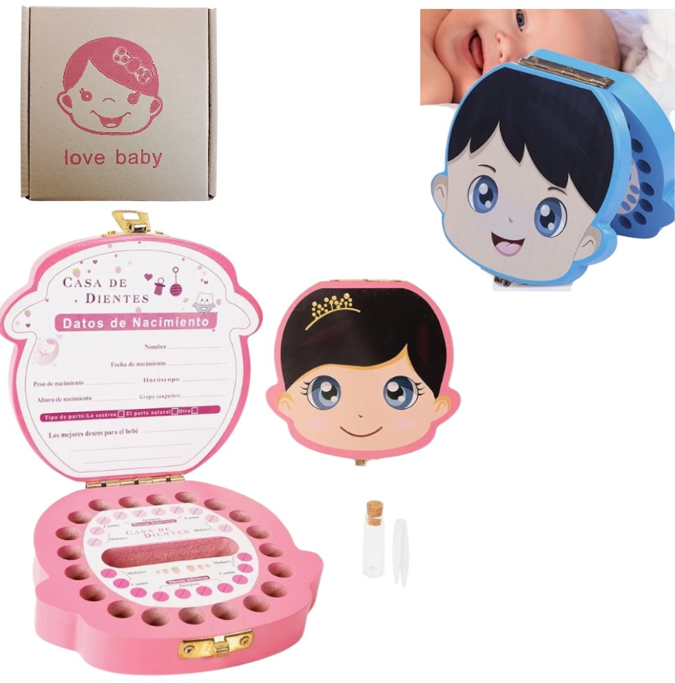 Caja porta diente color azul...venta xun aunidad: imagen 1