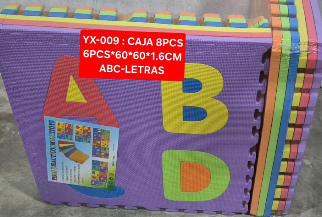 Piso , Bloques gruesos para gateo de bebe con figuras ...venta x un juego de bloque