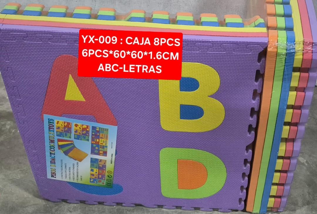 Bloques gruesos para gateo de bebe con figuras................venta x un juego de bloque: imagen 1
