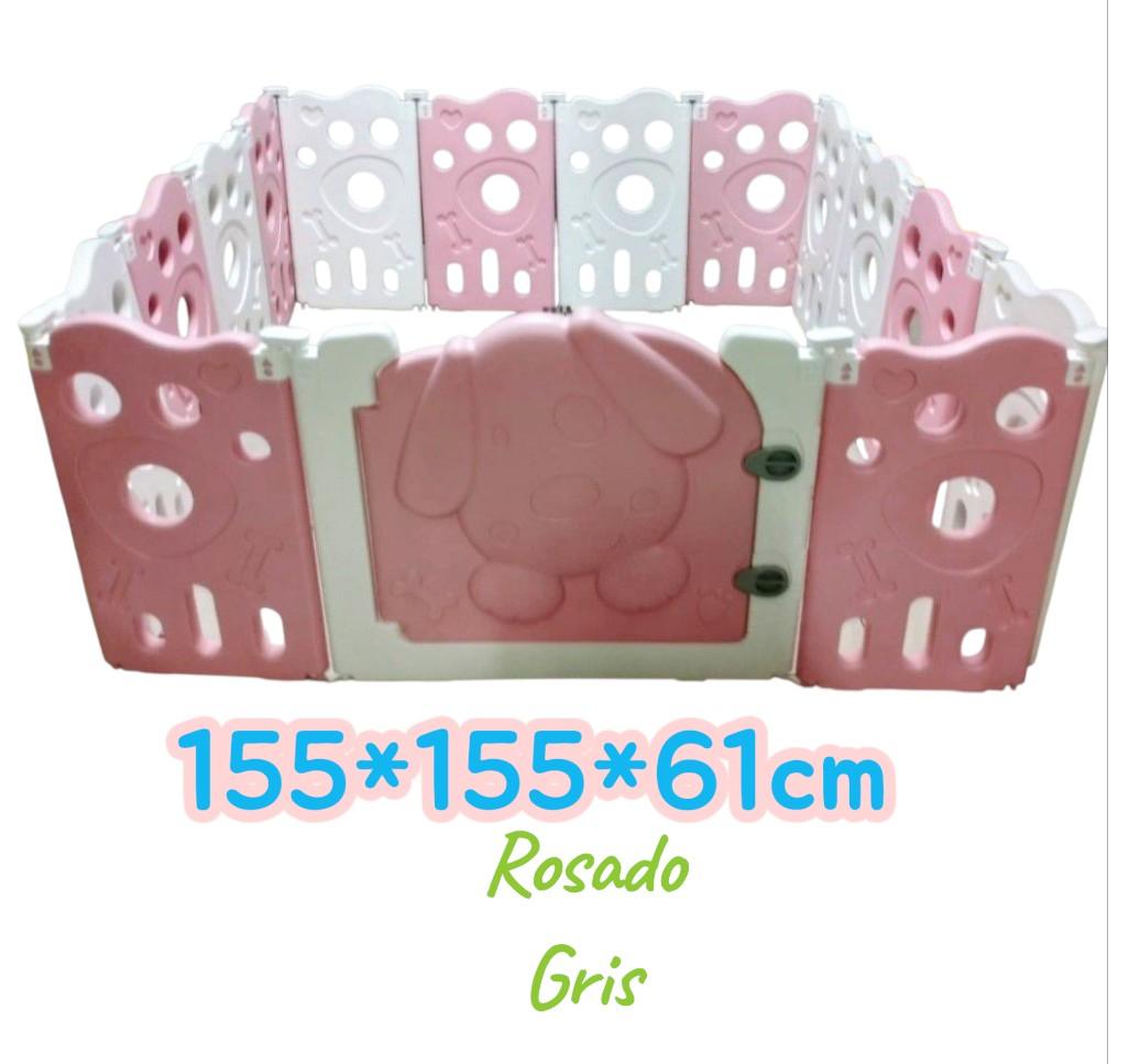 CORRAL PERRITO QQ 6-QQ7 color gris y blanco  .... venta x unidad: imagen 1