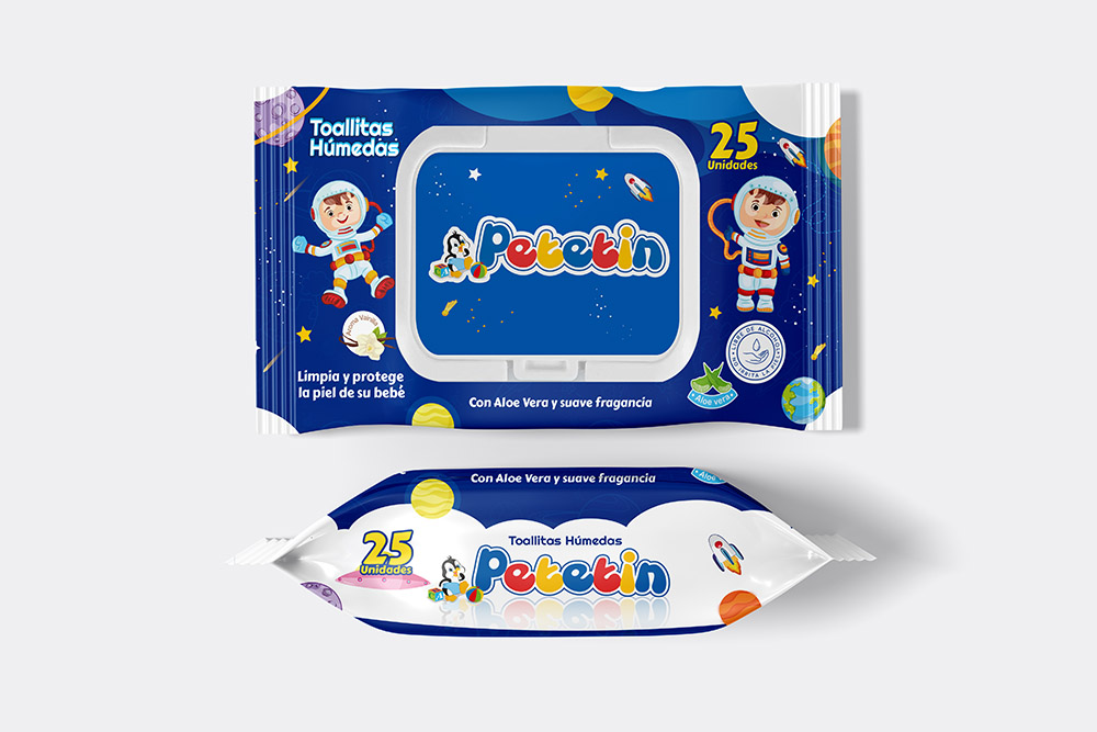 PAÑITOS HUMEDOS 25 UNID. ( Toallitas humedas ) PETETIN ..... venta x1unidad: imagen 1