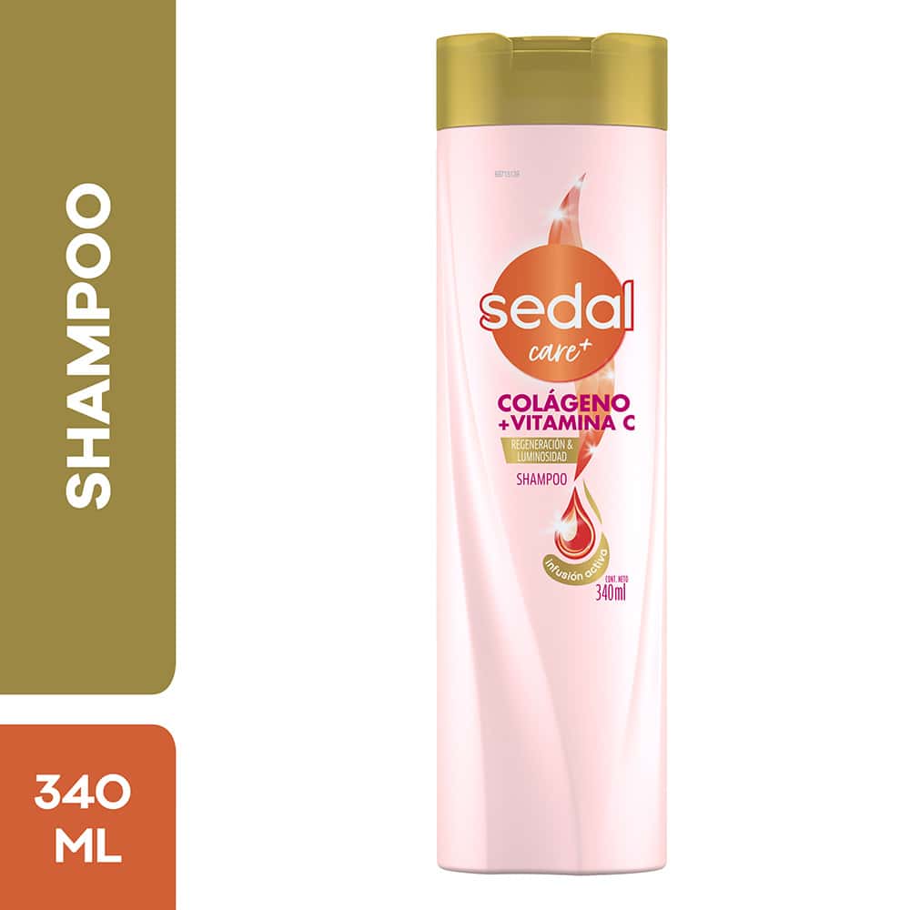Shampoo sedal frasco glycol + vita C  cont.neto 340ml................venta x una unidad: imagen 1