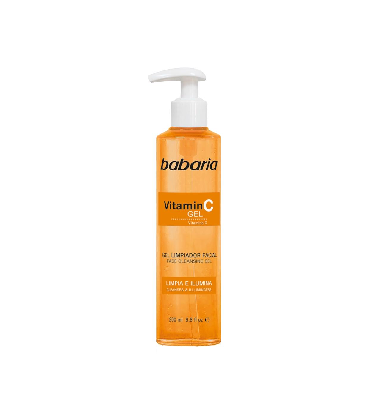 Babaria vitamina C , gel limpiador facial ....venta x una unidad: imagen 1