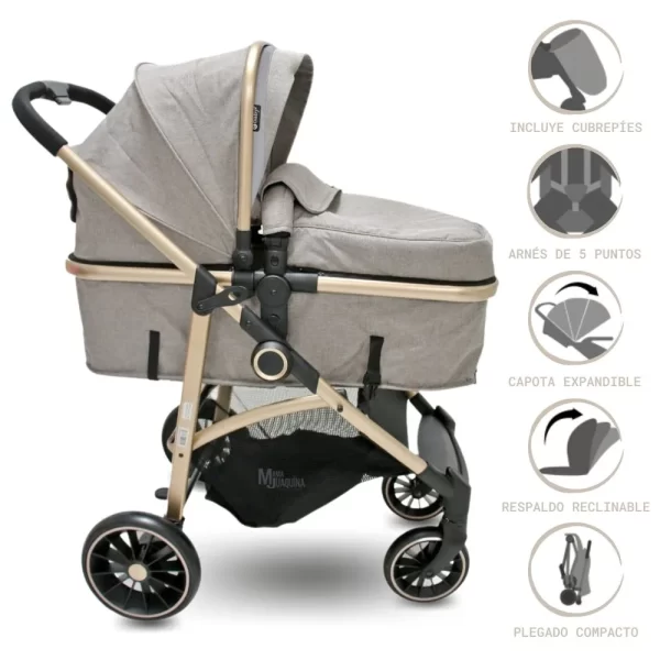 coche moises ebaby (CARRI DELUX)........ venta x 1 unidad